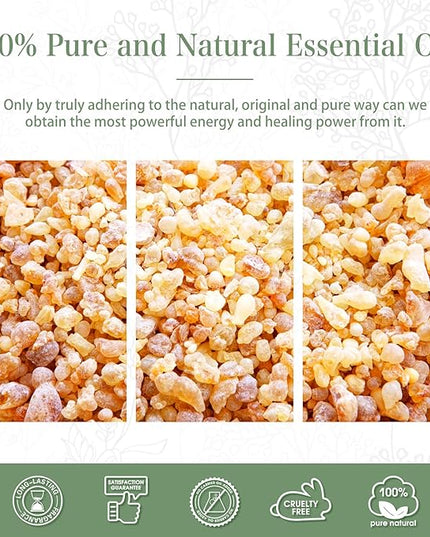PHATOIL Frankincense Essential Oil 100ML, Essential Oils for Diffuser, Humidifier, Aromatherapy, Perfect for DIY Soap, Candle, Bath Bombs Making
