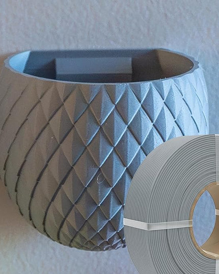 Polymaker Panchroma Refill Spool Matte Fossil Grey PLA 3D Printing Filament Refill, Compatible with All Reusable Spools and All Major FDM 3D Printers, Tangle-Free, Vibrant Colors, 1.75mm 1kg
