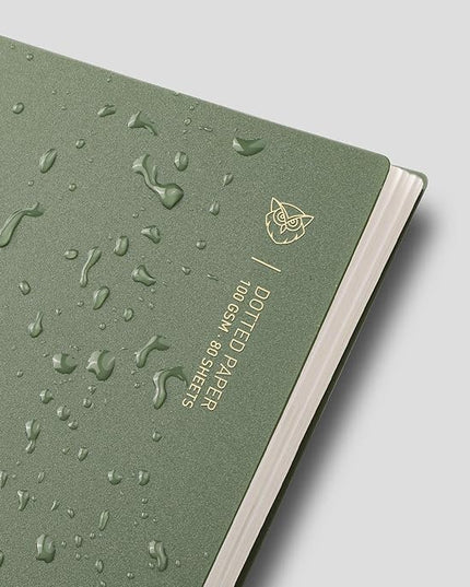 EMSHOI Dotted Journal Spiral Notebook 7.48" x 10.15" - 2 Pack 320 Pages 100gsm Thick Paper, B5 Dot Grid Notebook, Plastic Hardcover Journals for Writing Drawing Women Men Work School Supplies