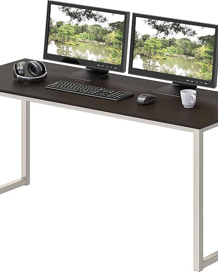 SHW Mission 48-Inch Home Office Computer Desk, Espresso