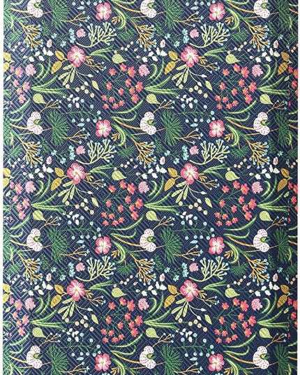 Ophanie Kitchen Mats for Floor, 3/4 inch Thick, 20x39 Anti Fatigue Cushioned Mat, Kitchen Rugs, Waterproof, Comfort Ergonomic Standing Mat for Office, Home, Sink, Blue Flower Non-Slip Ridged Bottom