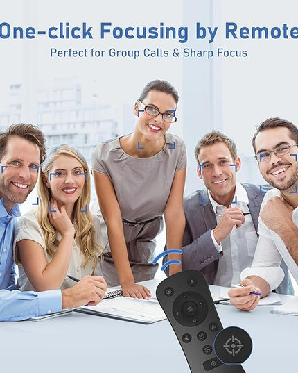 4K Webcam for PC, with 2 Microphone, 85° FOV Computer Cameras with Mirror & Flip Funtion, Remote, Precise Focus, Privacy Cover, Tripod, Webcam for PC, Great for for Computer/Zoom/Skype/Teams/Windows