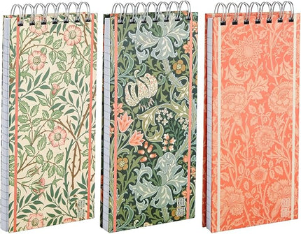 The Gifted Stationery Hardcover Spiral-Bound Notebook Pack - Top-Bound Spiral Notepads - Grocery List Notebook - Office & School Notepads - 8.4 x 3.75 in, 100 Sheets/200 Pages, Pack of 3