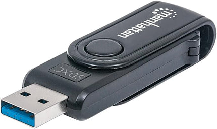 Manhattan Mini Multi-Card Reader/Writer, SuperSpeed USB 3.0, External Card Reader & Writer, 24-in-1, Mobile