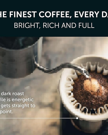 illy Ground Drip Coffee, Forte Dark Roast, 100% Arabica, Premium Italian Coffee, Pre-Ground for Drip Brewers, 8.8oz, 6 Pack