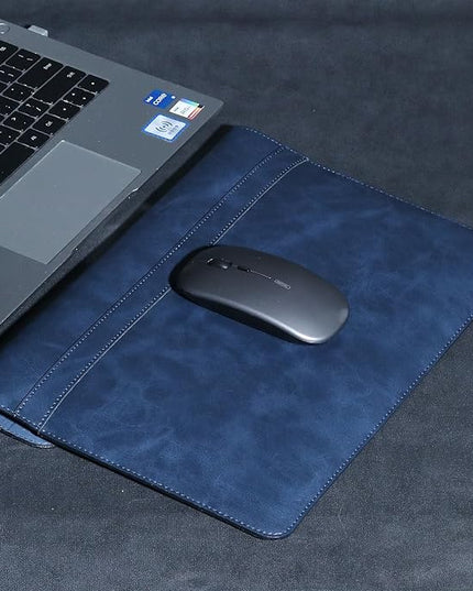 Leather Laptop Sleeve 13 Inch Compatible with MacBook Air M4 M3 M2 M1 2025-2018＆MacBook Pro M2 M1 2025-2016,Wear-Resistant and Scratch-Resistant Protective Case Cover,Blue