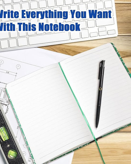 Laumoi 28 Pack PU Leather Lined Notebook Journal Bulk A5 Hardcover Notebook College Ruled 5.5 x 8.2 Inch Journal with Pen Holder for School Business Work Writing (Red, Green, Blue, Yellow,Marble)