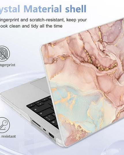May Chen Case for MacBook Pro 14 inch, Models A2442 A2779 A2918 A2992 A3401 A3185 A3112 A3434, M1 M2 M3 M4 M5 Chip (2021-2025 Release), Plastic Hard Shell Case with Keyboard Cover, Abstract Textures