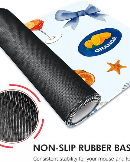 Galdas Gaming Mouse Pad XXL XL Large Long Extended Big Mousepad Non-Slip Rubber Keyboard Mouse Pad with Stitched Edges for Laptop Home Office (31.5x11.8x0.08 Inch) -Shell 2025