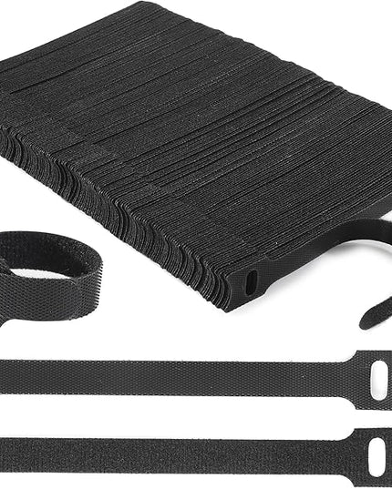 Reusable Cable Ties, 210 PCS 6 Inches Adjustable Cord Straps Wire Organizer Cord Wrap and Hook Loop Cable Management