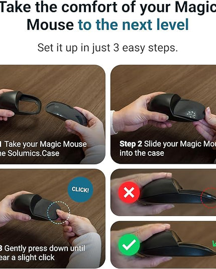 Magic Mouse Case for Better Hand Position | Better Magic Mouse Grip for More Control | Ergonomic Support | iMac Accessory | Works with Any Version