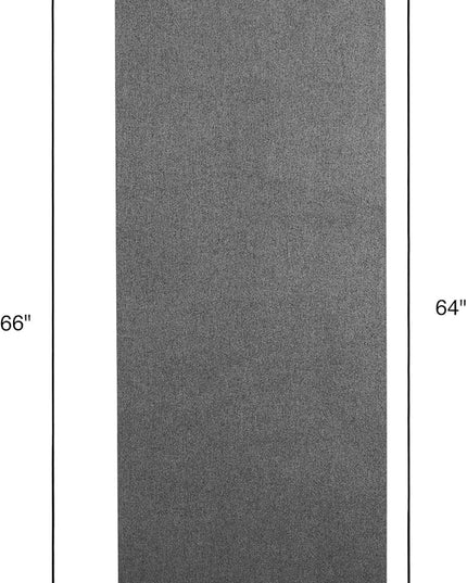Stand Up Desk Store ReFocus Freestanding Noise Reducing Acoustic Room Wall Divider Office Partition (Ash Gray, 23.6" x 66", Stand-Alone Panel)