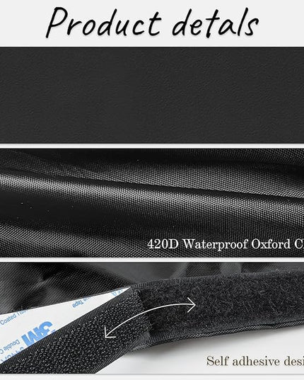 Under Desk Privacy Panel Self-Adhesive Modesty Panel Stand Up Desk Modesty Panel for Home Office or Standing Workstation, Black (60" Black)