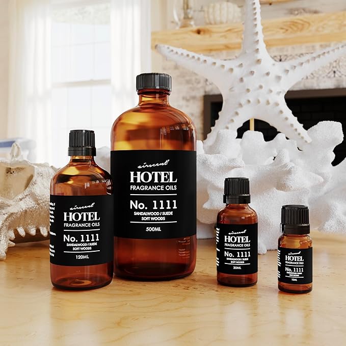AirScent My Way Diffuser Oil Inspired by The 1 Hotel Miami Scent - Premium Fragrance Oil Blend for Ultrasonic and Waterless Diffusers and Crafting - 500 mL, 16.9 fl oz Glass Bottle