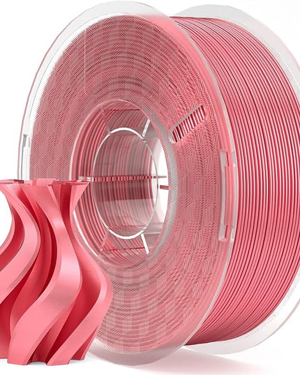 ELEGOO Silk PLA Filament 1.75mm Coral Pink 1KG, Shiny 3D Printer Filament Dimensional Accuracy +/- 0.02mm, 1kg Spool(2.2lbs) Fits for Most FDM 3D Printers