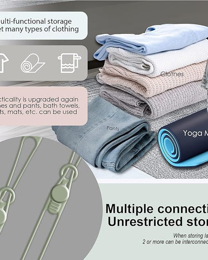Nearockle 16Pcs Silicone Cable Straps Wire Organizer for Bundling Earphone, Phone Charger, Computer Cords, Reusable Cable Ties Cord Organizer in Home,Office,Kitchen,School(Green)