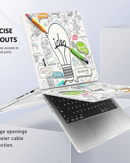 May Chen Case for MacBook Pro 14 inch, Models A2442 A2779 A2918 A2992 A3401 A3185 A3112 A3434, M1 M2 M3 M4 M5 Chip (2021-2025 Release), Plastic Hard Shell Case with Keyboard Cover, Creative lamp