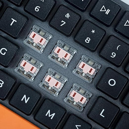 Kailh PG1350 Choc V1 Mechanical Keyboard Switch,Low Profile switches,Chocolate Silent Mechanical Clicky/Linear/Tactile Switches,RGB SMD LED 5-Pin Kailh Switches(Pink-70Pcs