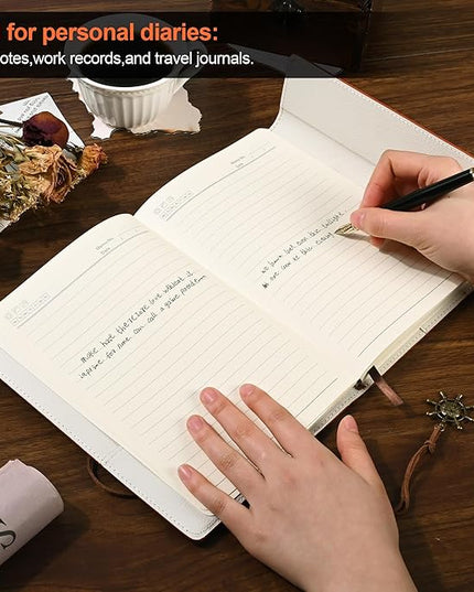 Leather Journal Notebook Retirement Gift For Woman Man, Coworker Going Away, Thank You, Goodbye, Appreciation, Inspirational Gifts For Friend, Employee, Boss, Coworkers (Retirement gift)