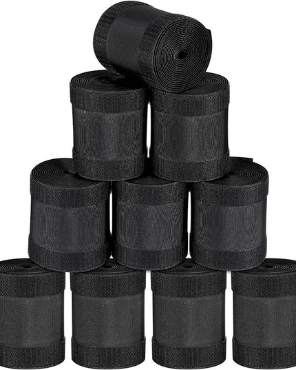 WILLBOND Carpet Cord Cover Cable Protector Floor Cover Cable Protector Management Only for Commercial Office Carpet(98.43 ft,Black)