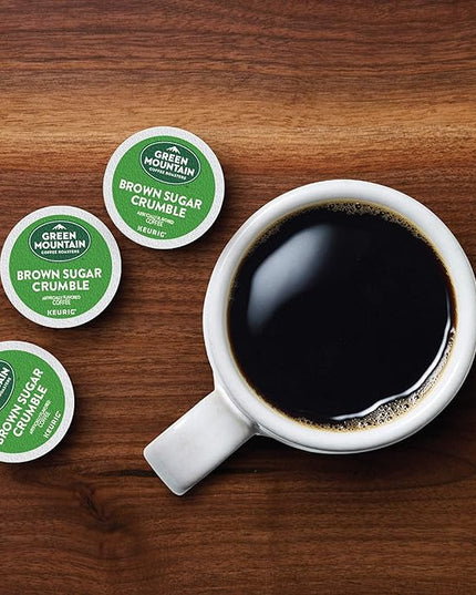 Green Mountain Coffee Roasters Brown Sugar Crumble Coffee, Keurig Single Serve K-Cup Pods, 96 Count