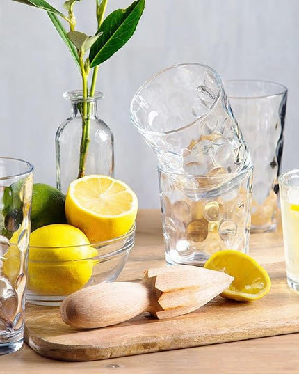 Home Essentials 12-pc Galaxy Glassware - Drinking Glasses, Mixed Drinkware Set. Highball 17 oz. Rock 13 oz. Juice 7 oz. Glass Tumblers
