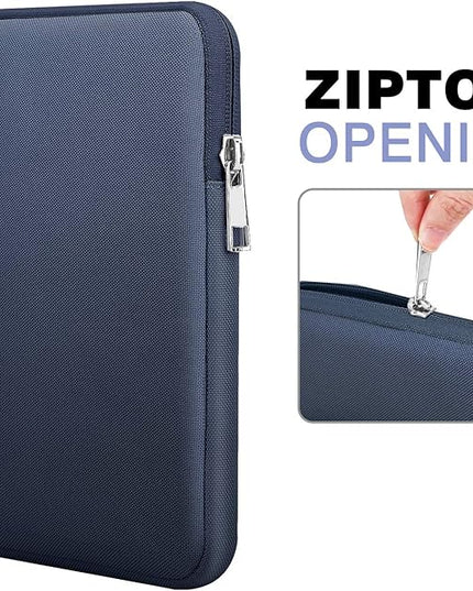 MoKo 9-11 Inch Tablet Sleeve Bag Carrying Case Fits New 11 inch iPad Air M3, iPad A16 2025, iPad Pro 11 M4/Air M2, iPad Air 5/4/3th, iPad 10/9/8/7th, Indigo