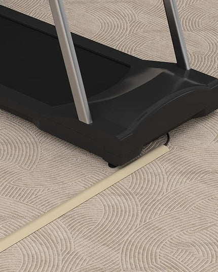 ZhiYo 6ft Cord Hider Floor, Soft PVC Cord Covers for Wires on Floor, Wire Cover to Hide Extension Cords, Cable Cover Protect Cords & Prevent Trips, Cable Cavity: W0.6in x H0.32in, Ivory