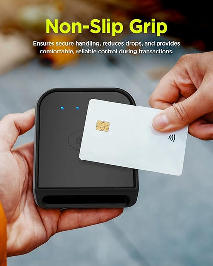 ENCASED Protective Case for Shopify Tap & Chip Card Reader (MagSafe Compatible) Black