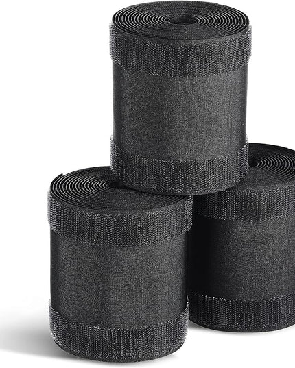 WILLBOND Carpet Cord Cover Cable Protector Floor Cover Cable Protector Management Only for Commercial Office Carpet(29.53 ft,Black)