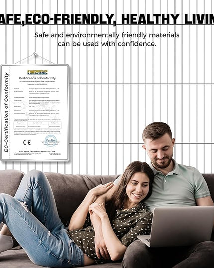 10Pack Large Self-Adhesive Soundproof Wall Panels, 15.7 x 15.7 x 0.4in Sound Proof Foam Panels for Walls, 0.9lb/ft³ High Density,Acoustic Panels, Sound Dampening Panels White