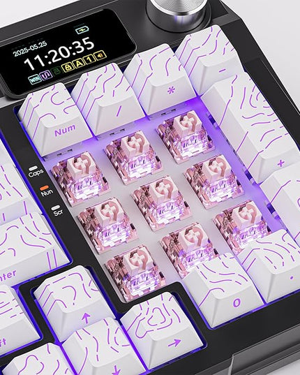 Zhouwang Frosting Keyboard Switches, 5-Pin Tactile pre-Lubricated switches, Dustproof and Water-Resistant, Suitable for Mechanical Gaming Keyboards.(108Pcs)