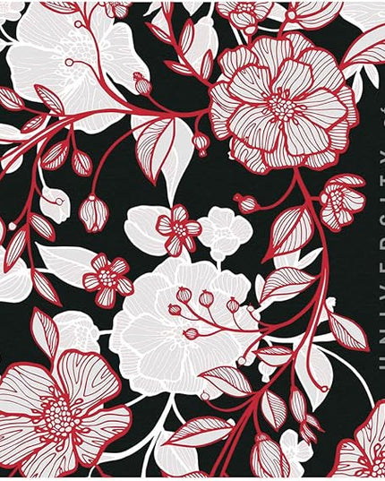 OTM Essentials University of Houston Standard Fabric Mouse Pad, Desk Accessories, Standard Fabric Gaming Mouse Pad, Floral Lace Florals & Nature