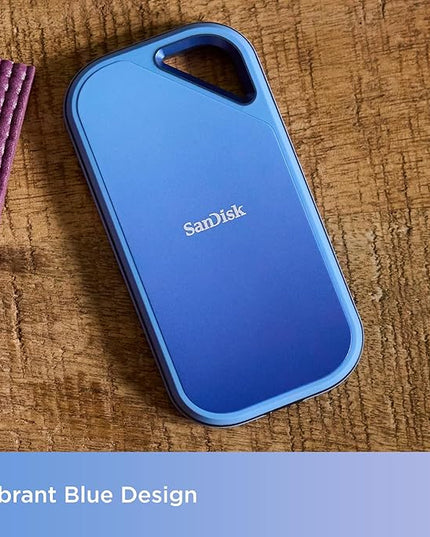 SanDisk 2TB Creator Pro Portable SSD - Up to 2000MB/s, for Laptops and Computers, USB-C, USB 3.2 Gen 2x2, IP65 Water and Dust Resistance, 1 Month of Adobe Creative Cloud Included - SDSSDE81C-2T00-G25