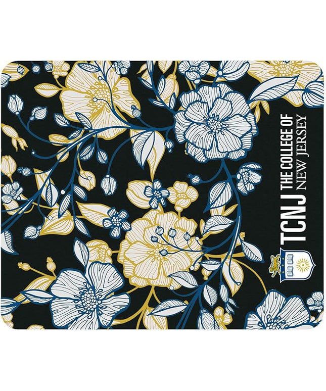 OTM Essentials The College of New Jersey Standard Fabric Mouse Pad, Desk Accessories, Standard Fabric Gaming Mouse Pad, Floral Lace Florals & Nature