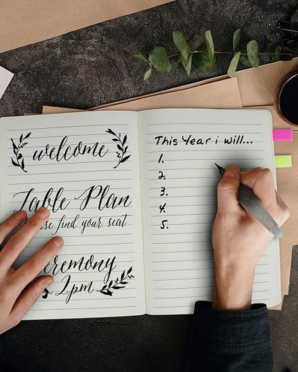 SINOBAND Colorful PU Leather Notebook, Travel Journal Set, Writing Diary Subject Notebooks Journals for Traveler, Kids, Students and Office, Lined Paper, 128 Pages, Pack of 4, Random Colors