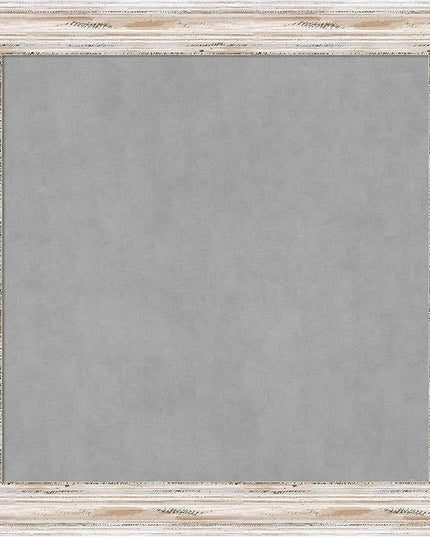 Amanti Art White Framed Magnetic Board 29x29 Medium Vision Board for use with Magnets, 100% Metal Sheet to Display Items as Office Decor or for Home Organization in mudroom, Kitchen or Kids Room