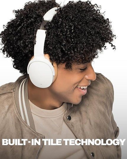 Skullcandy Hesh ANC Wireless Over-Ear Bluetooth Headphones, Active Noise Cancelling, Up to 22 Hrs Battery, Foldable Lightweight Design, Microphone for iPhone Android - Mod White