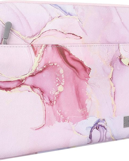 MoKo 9-11 Inch Tablet Sleeve Bag Carrying Case Fits iPad Pro 11 M5/Air M3, iPad A16 2025, i-Pad 10th 10.9, i-Pad 9/8/7th Gen 10.2, iPadAir 5/4th 10.9, Tab S8 11"/Tab A 10.1,Cloudy Pink