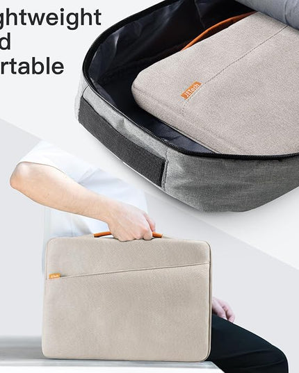 JETech Laptop Sleeve for 13-14Inch MacBook Air/Pro (M5/M4/M3/M2/M1,2020-2025), Waterproof Bag with Portable Handle and Pocket