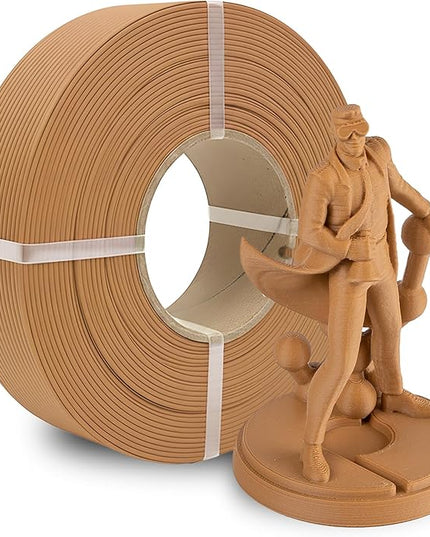 Polymaker Panchroma Refill Spool Matte Pastel Peanut PLA 3D Printing Filament Refill, Compatible with All Reusable Spools and All Major FDM 3D Printers, Tangle-Free, Vibrant Colors, 1.75mm 1kg