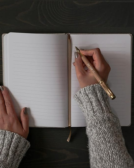 Sweet Water Decor Cute Motivational Lined Composition Notebook for Women, 100 Ruled Pages for Writing, Diary with Fabric Inspirational Cover (For I Know The Plans I Have For You)