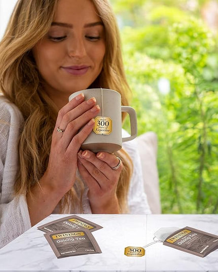 Twinings Pure Oolong Tea Individually Wrapped Bags, 20 Count (Pack of 6), Warm, Nutty Flavour & Golden Colour, Caffeinated, Enjoy Hot or Iced, 120 Teabags