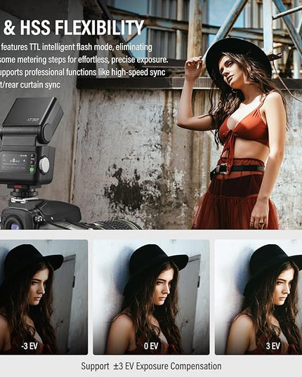 Godox IT32 TTL Camera Flash for Olympus with X5O Trigger & Diffuser kit,Magnetic Hotshoe & Trigger 2-in-1,2.4G Wireless,HSS 1/8000s,GN18,LED Modeling Lamp,Colorful Touch Screen,Rotatable Flash Head