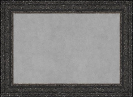 Amanti Art Black Framed Magnetic Board 21x29 Medium Vision Board for use with Magnets, 100% Metal Sheet to Display Items as Office Decor or for Home Organization in mudroom, Kitchen or Kids Room