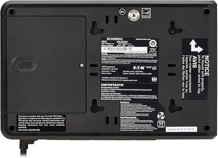 Tripp Lite Cloud-Connected 850VA UPS Battery Backup and Surge Protector, Remote Management & Monitoring, 450W, 5 Outlets, Computer UPS, Wall Mount Option, 5ft Cord, 3-Year Warranty (BC850RNC)
