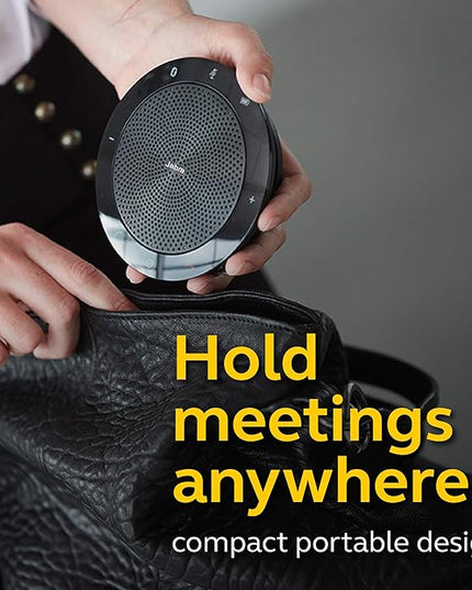 Jabra Speak 510 MS Wireless Bluetooth Speakerphone – Outstanding Sound Quality, Portable Conference Speaker for Holding Meetings Anywhere - Certified for Microsoft Teams
