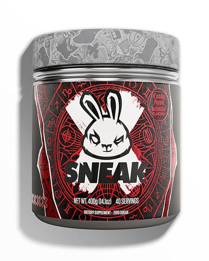 SNEAK Energy Drink Powder | Candy Apple | No Sugar. No Nasties. Just Natural Caffeine, Focus-Boosting Nootropics | 40 Servings