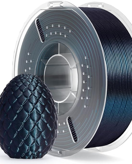 ELEGOO PLA Filament 1.75mm Galaxy Black 1KG, Shiny 3D Printer Filament Dimensional Accuracy +/- 0.02mm, 1kg Spool(2.2lbs) 3D Printing Filament for Most FDM 3D Printers