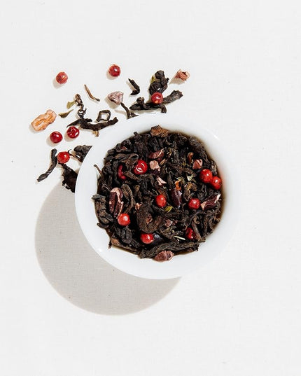 Art of Tea | Dark Chocolate Peppermint Dessert Tea | Organic Black Tea | 50 Eco Friendly Pyramid Tea Bag Sachets